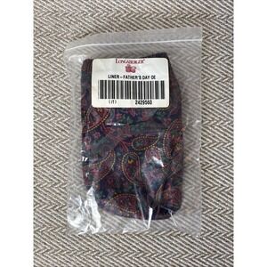 Longaberger fabric liner in Paisley for 1998 Father's Day Finder Keepers Basket